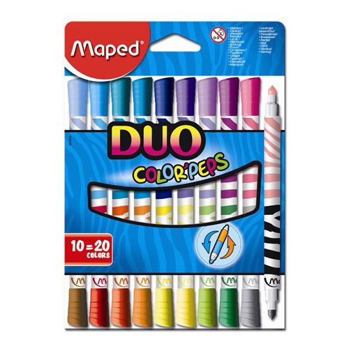 MAPED - Fixy - COLOR PEPS DUO - sada 10 ks