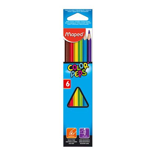 MAPED - Pastelky "COLOR'PEPS", 6 ks