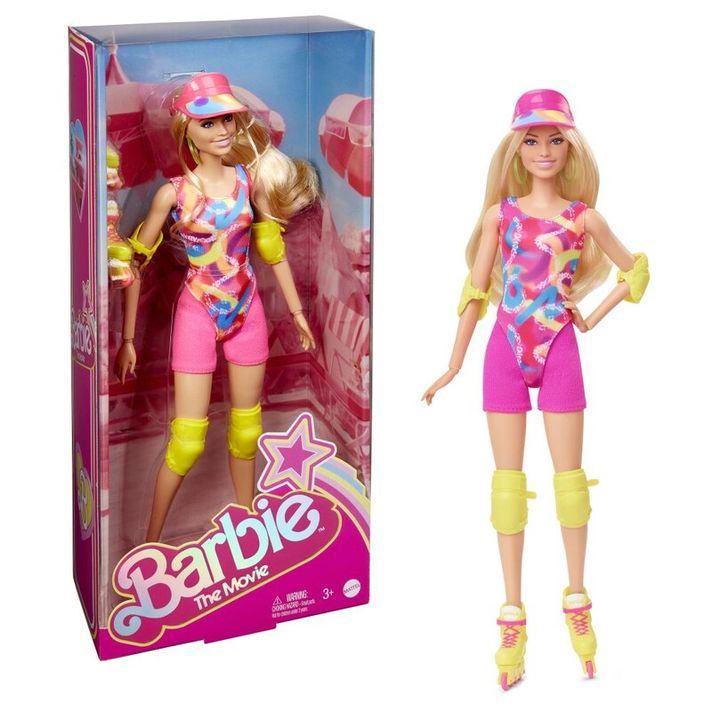 MATTEL - Barbie ve filmovém oblečku na kolečkových bruslích