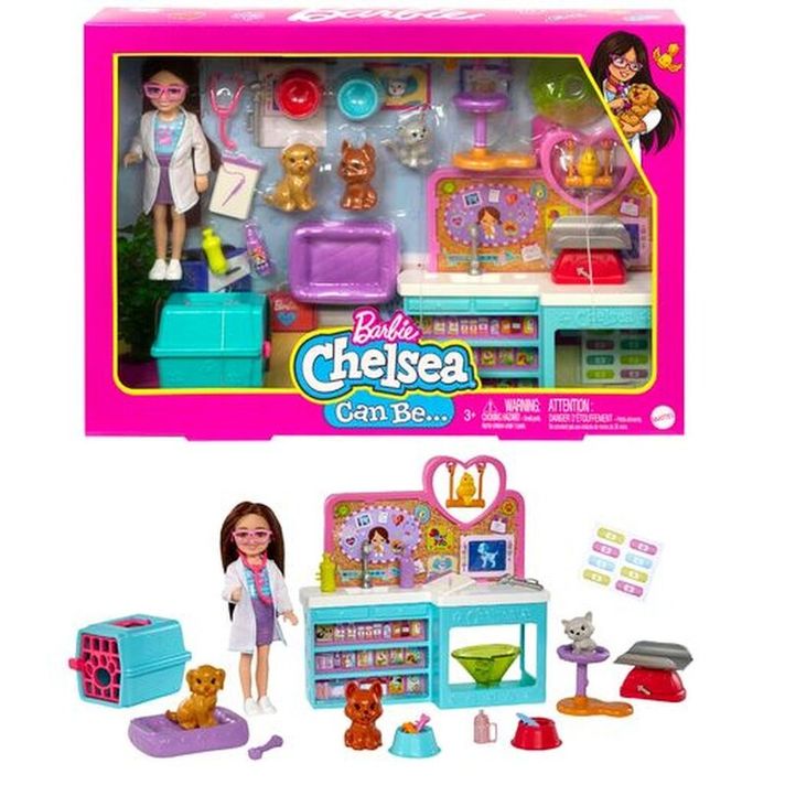 MATTEL - Barbie Chelsea Veterinářka Herní Set