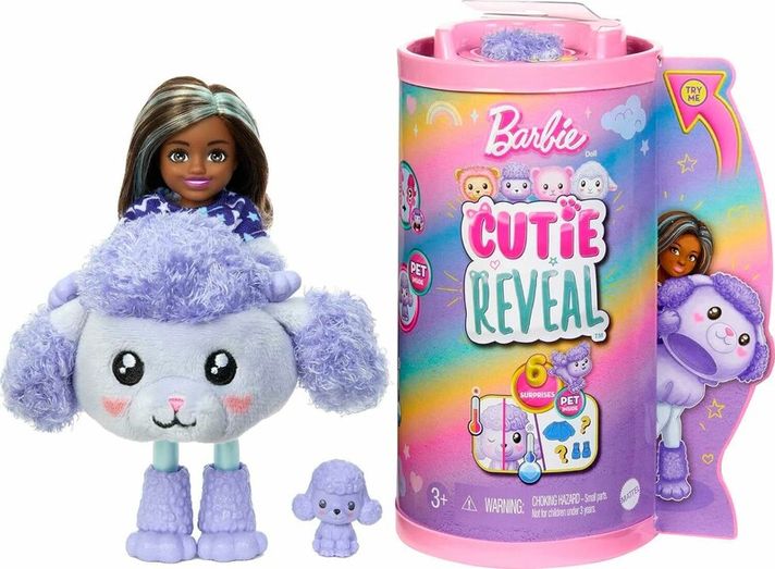 MATTEL - Barbie Cutie reveal Chelsea Pudl HKR17 pastelová edice