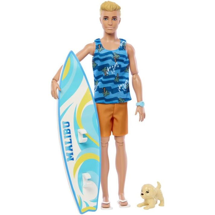 MATTEL - Barbie Ken Surfař S Doplňky