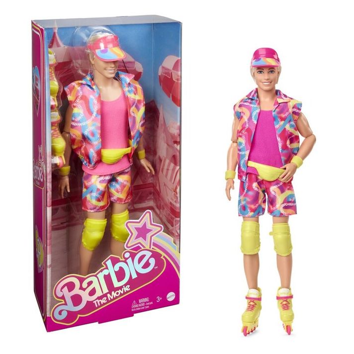 MATTEL - Barbie Ken ve filmovém oblečku na kolečkových bruslích