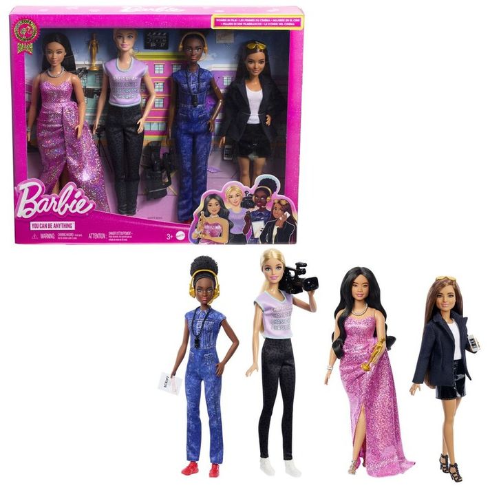 MATTEL - Barbie Sada 4Ks Panenek Filmové Povolání