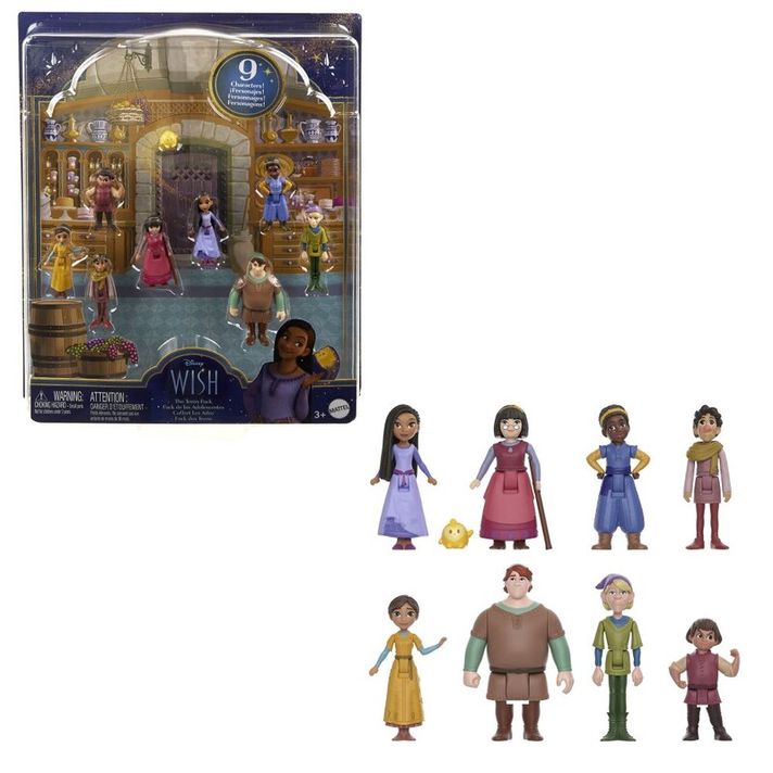 MATTEL - Disney přání sada mini postaviček