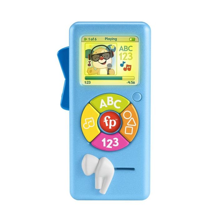 MATTEL - Fisher price pejskův hudební přehrávač cz/sk/eng/hu/pl