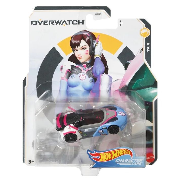 MATTEL - Hot Wheels GJJ23 Angličák hrdinové bojových her D.VA