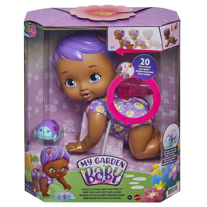 MATTEL - My Garden Baby Lezoucí Motýlek Se Zvuky , Mix Produktů