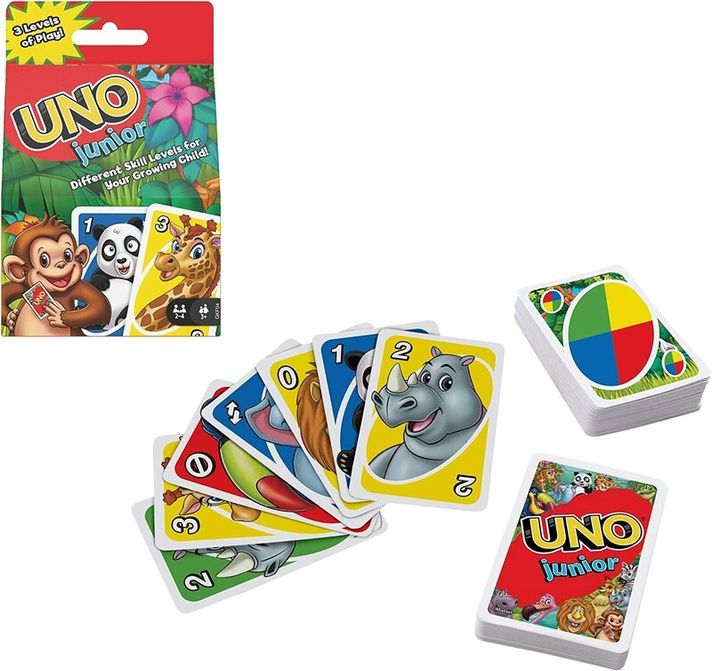 MATTEL - Uno junior zvířátka