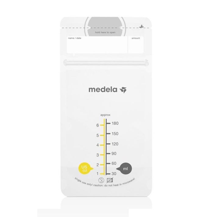 MEDELA - Sáčky na skladovanie materského mlieka 180 ml, 25 ks