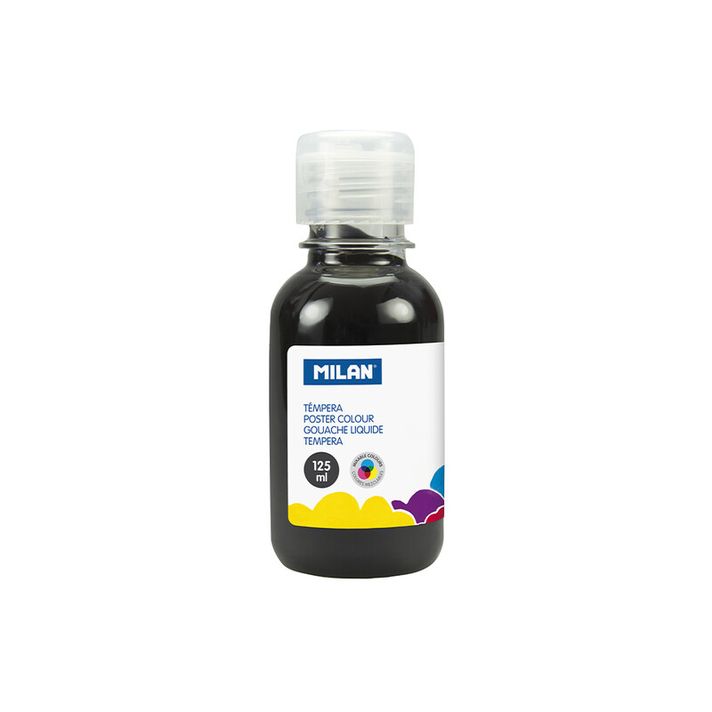 MILAN - Barva temperové 125ml černá