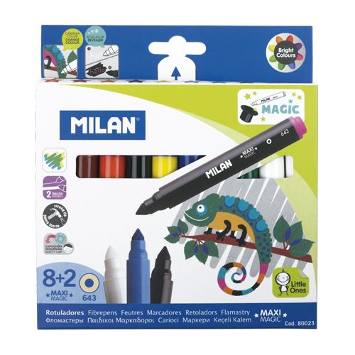 MILAN - Fixy kulaté 7,5 mm MAGIC - sada 8 + 2 ks