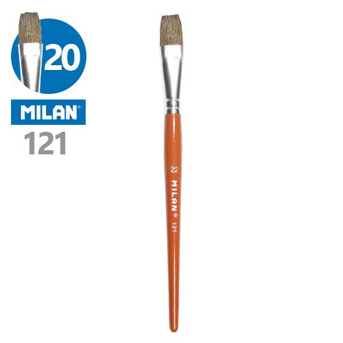 MILAN - Štětec plochý č. 20 - 121