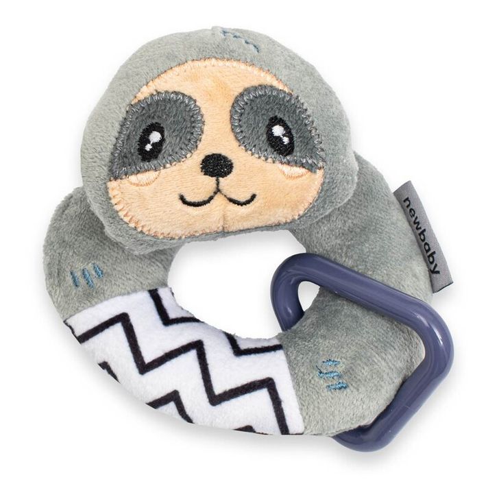 NEW BABY - Dětské plyšové chrastítko Sloth