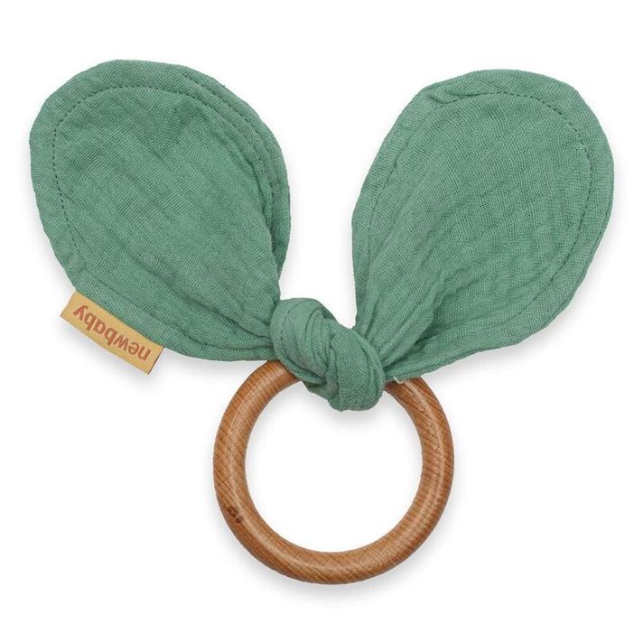 NEW BABY - Kousátko pro děti ouška Ears mint