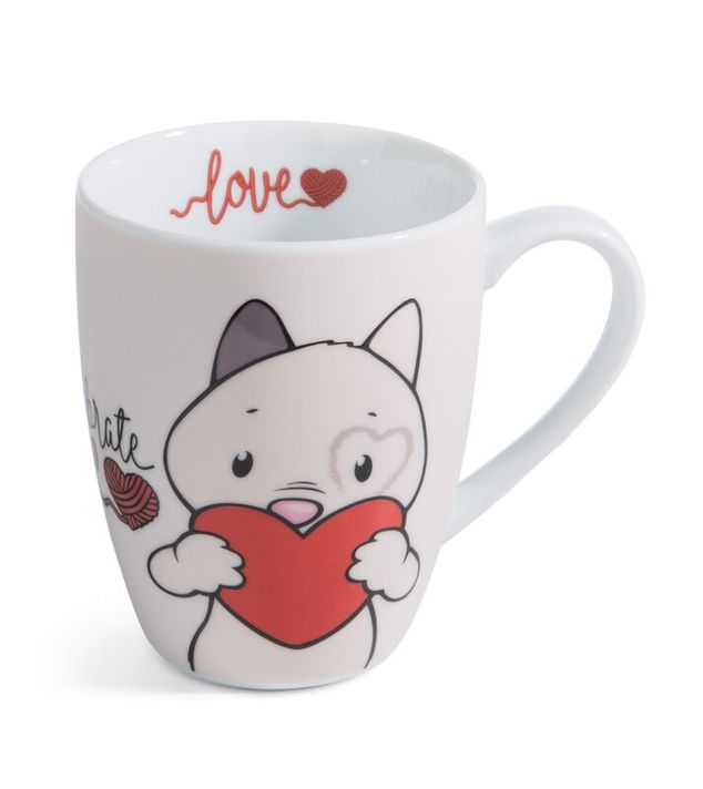 NICI - hrníček Kočička Celebrate Love 310ml, porcelán, v dárkové krabičce