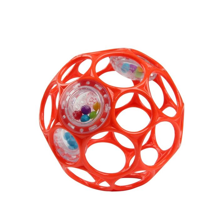 OBALL - Hračka RATTLE 10 cm 0m+ orange