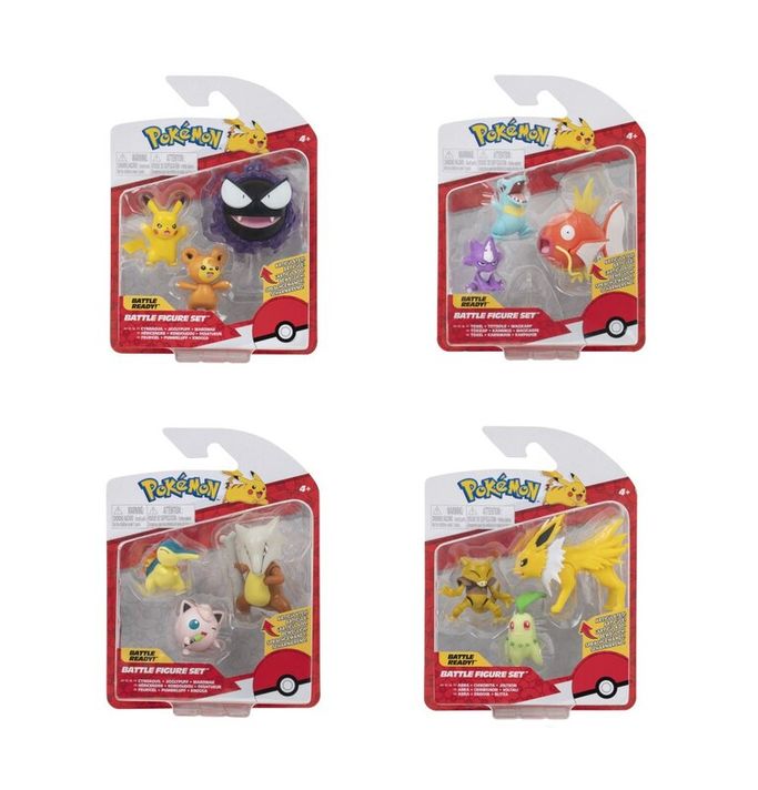 ORBICO - Pokemon figurky - 3 ks v balení, Mix produktů