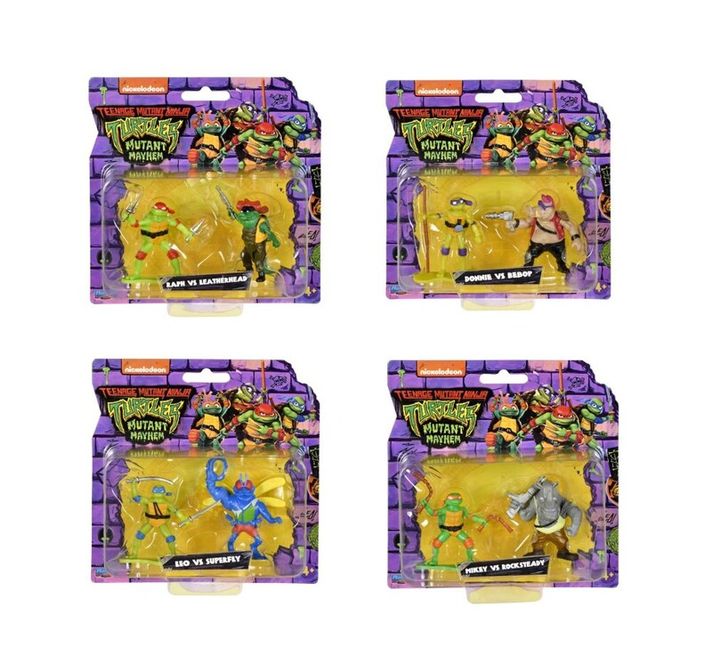 ORBICO - Teenage Mutant Ninja Turtles - Minifigurky Želvy Ninga, 2 Ks V Balení,, Mix Produktů