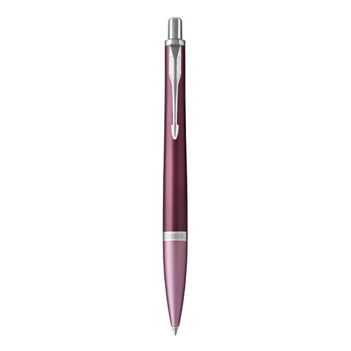 PARKER - Pero kuličkové URolleran Premium Dark Purple CT -M- blue