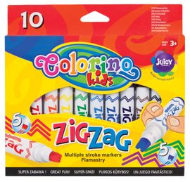 PATIO - Colorino fixy ZIG ZAG 10 barev