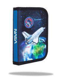 PATIO - Penál 1 zip Colorino Clipper NASA - prázdný