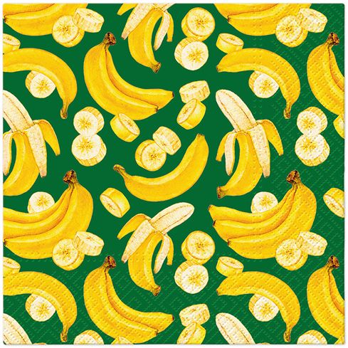 PAW - Ubrousky L 33x33cm Banana Fever