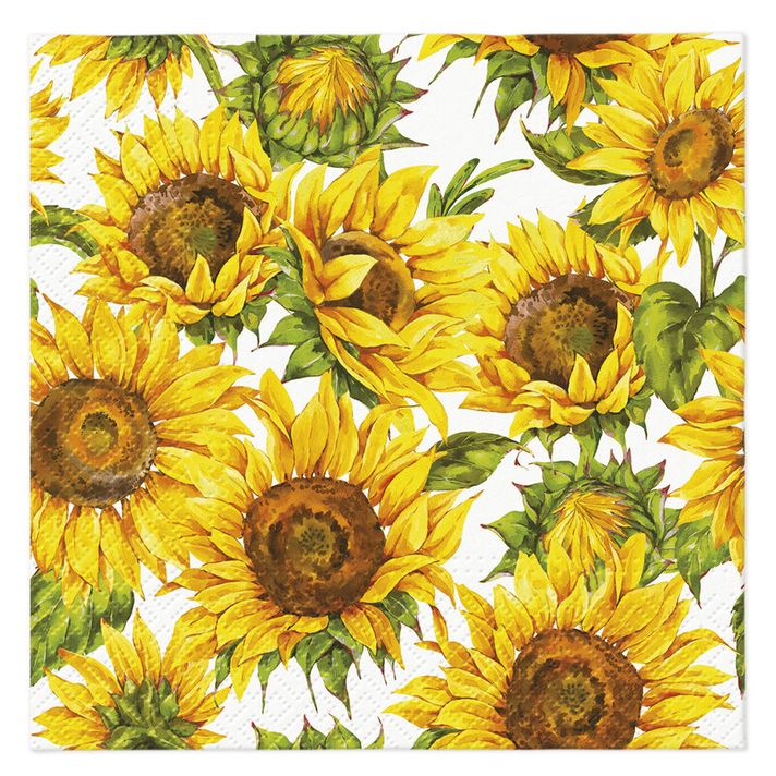 PAW - Ubrousky L 33x33cm Dancing Sunflowers