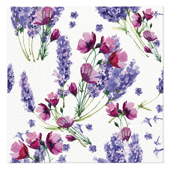 PAW - Ubrousky L 33x33cm Fragrant Lavender