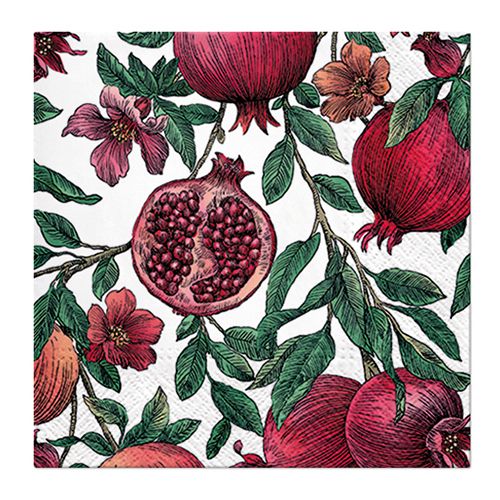 PAW - Ubrousky L 33x33cm Pomegranate