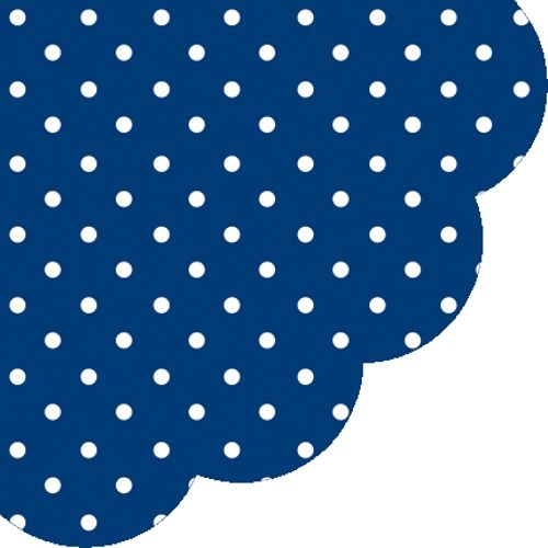 PAW - Ubrousky R 32 cm Dots Dark Blue