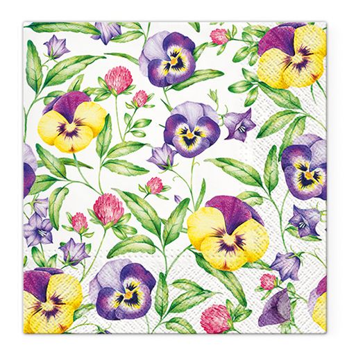 PAW - Ubrousky TaT 33x33cm Beautiful Pansies