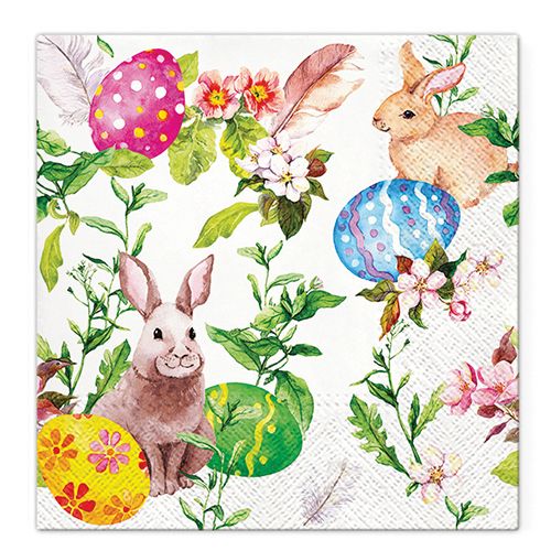 PAW - Ubrousky TaT 33x33cm Boho Easter