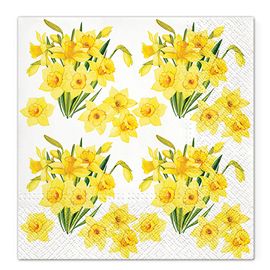 PAW - Ubrousky TaT 33x33cm Daffodills Bouquets