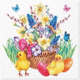 PAW - Ubrousky TaT 33x33cm Easter Bouquet