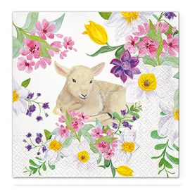 PAW - Ubrousky TaT 33x33cm Lamb in Flowers