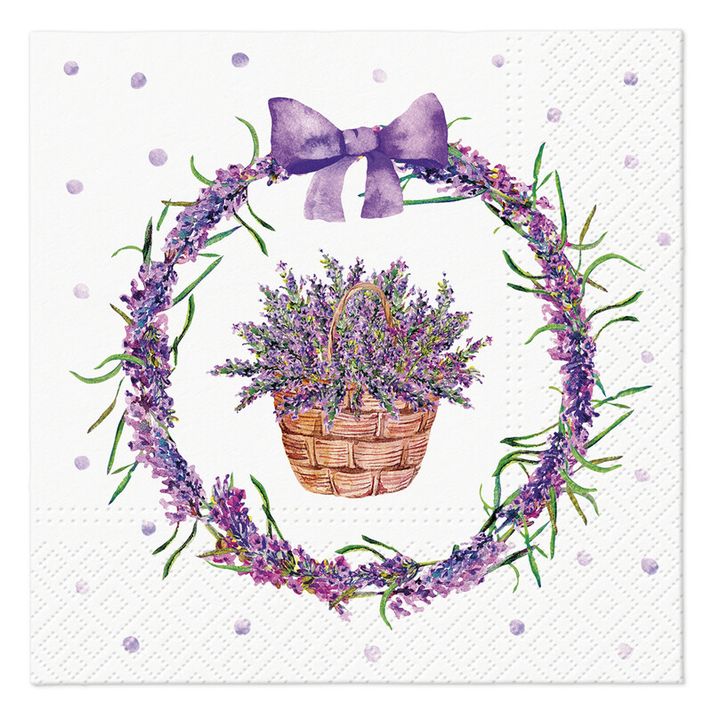 PAW - Ubrousky TaT 33x33cm Lavender Basket