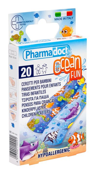 PHARMADOCT - Dětská náplast Ocean Fun 20ks