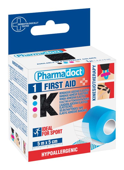 PHARMADOCT - Sport Kinetic Band.NERA 5m x 5cm