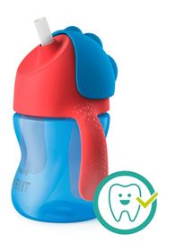 PHILIPS AVENT - Hrneček s ohebným brčkem 200 ml chlapec