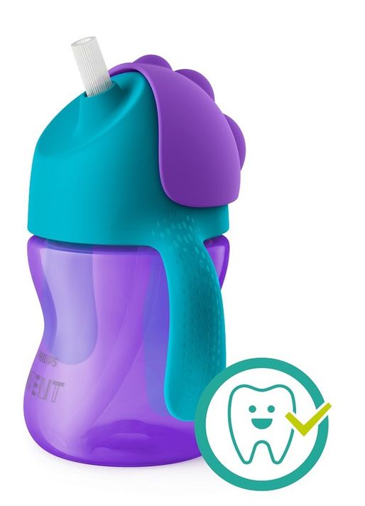 PHILIPS AVENT - Hrneček s ohebným brčkem 200 ml dívka