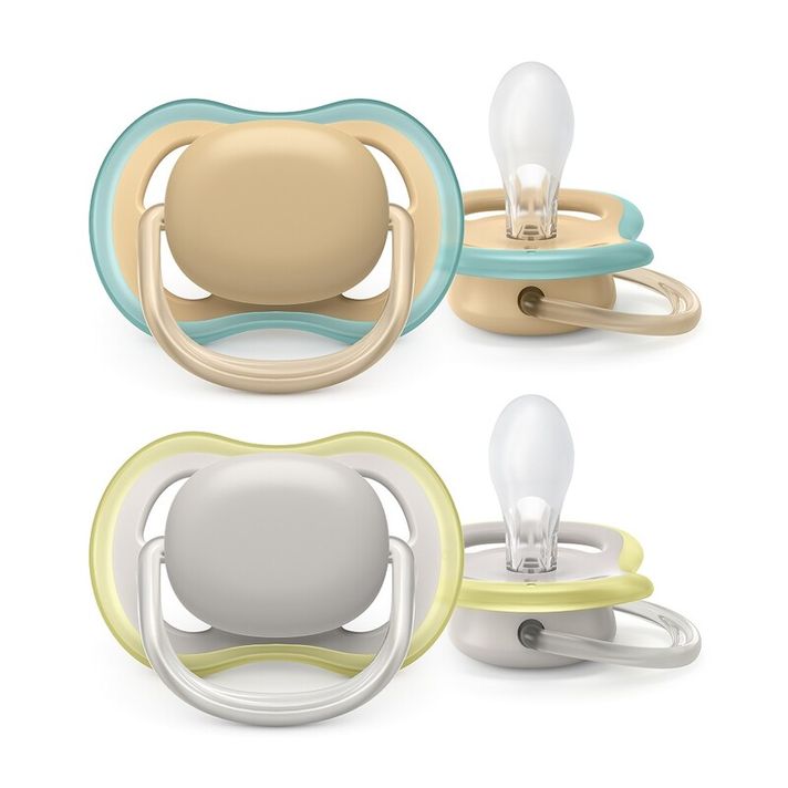 PHILIPS AVENT - Šidítko Ultra air neutral 0-6m, 2 ks