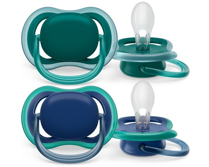 PHILIPS AVENT - Šidítko Ultra air neutral 6-18m chlapec modrá, 2ks