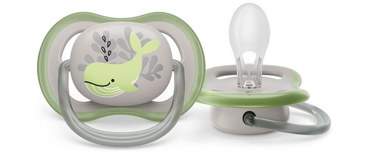 PHILIPS AVENT - Šidítko Ultra air Obrázek 6-18m velryba, 1ks