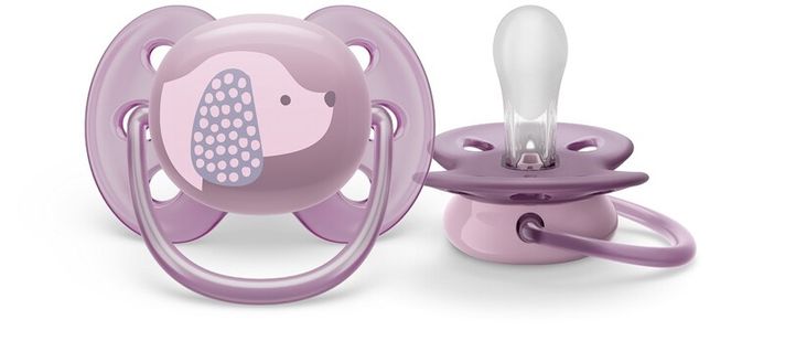 PHILIPS AVENT - Šidítko Ultrasoft Premium 6-18m fialová, 1 ks