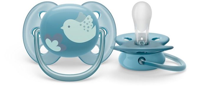 PHILIPS AVENT - Šidítko Ultrasoft Premium 6-18m modrá, 1 ks