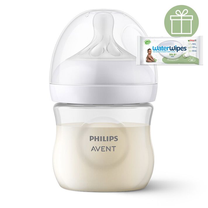 PHILIPS AVENT - Láhev Natural Response 125 ml, 0m++WW Soapberry 60ks