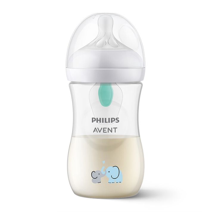 PHILIPS AVENT - Láhev Natural Response s ventilem AirFree 260 ml, 1m+, slon