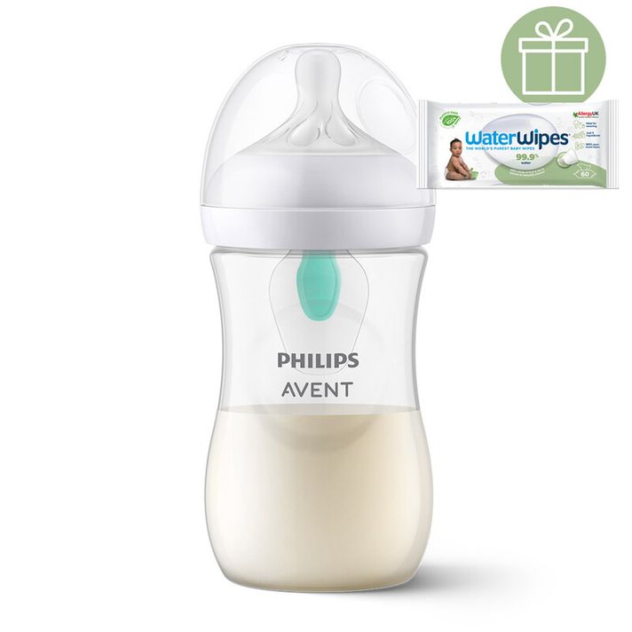 PHILIPS AVENT - Láhev Natural Response s ventilem AirFree 260 ml, 1m++WW Soapberry 60ks