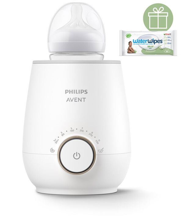 PHILIPS AVENT - Ohřívač lahví a dětské stravy Premium SCF358/00+WW Soapberry 60ks